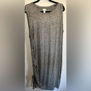Ava & Viv Ruched Knit Tank Dress